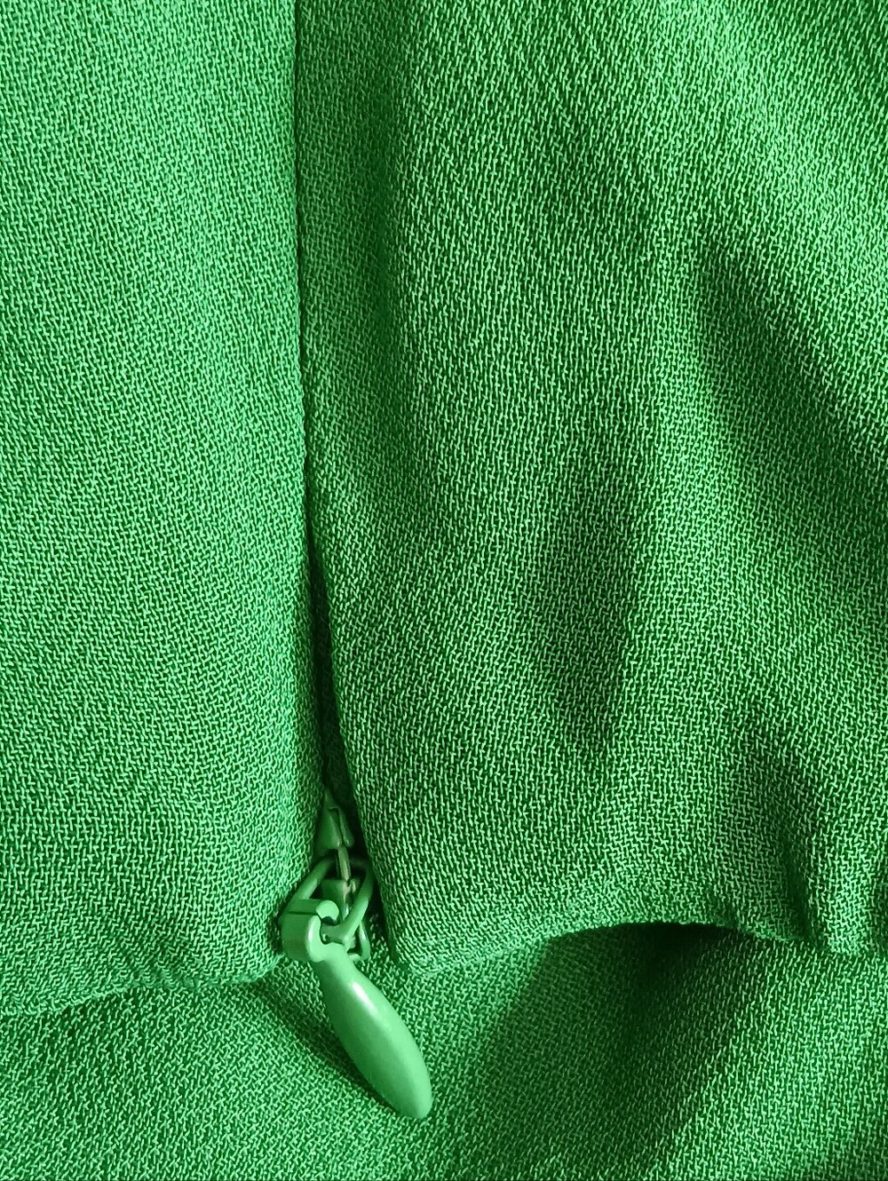 Reformation Alana Green Ruched Crop Top 4 - Picture 3 of 5